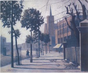 The Guardian Angels by Elwin Hawthorne shown at Lefevre Galleries in 1931