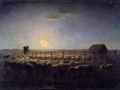 Millet The Sheepfold Moonlight 600