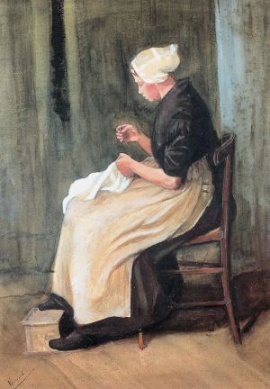 VG Etten Scheveningen Woman Sewing 600 VG Etten Scheveningen Woman Sewing 600