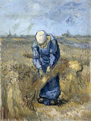 VG Peasant woman binding sheaves after Millet 600 VG Peasant woman binding sheaves after Millet 600