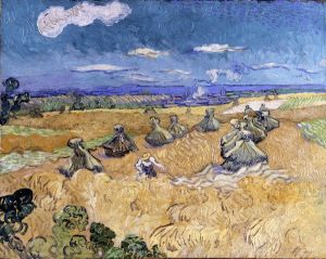 VG Wheat Fields with Reaper Auvers 600 VG Wheat Fields with Reaper Auvers 600