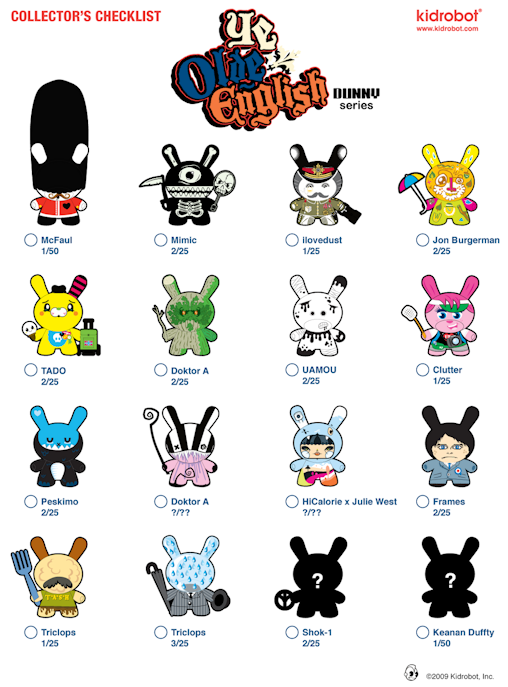 english collection checklist